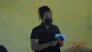 Koordenador A3 Munisípiu Dili husi Organizasaun non Governamental (ONG) Belun, Cecilia Ribeiro Ximenes.