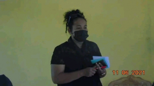 Koordenador A3 Munisípiu Dili husi Organizasaun non Governamental (ONG) Belun, Cecilia Ribeiro Ximenes.