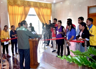 Primeiru Ministru, Taur Matan Ruak ko&#039;alia hela ba Jornalista sira hafoin sorumutuk ho Prezidenti da Republika, Francisco Guterres Lu Olo iha palasiu PR, Dili (07/11)