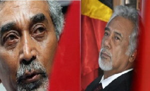 Prezidente CNRT Kay Rala Xanana Gusmao ho Sekjer FRETILIN Dr. Mar Alkatirii 
