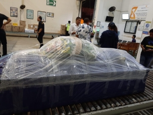 Kaixaun iha ona fatin Kargu iha Aeroportu bali