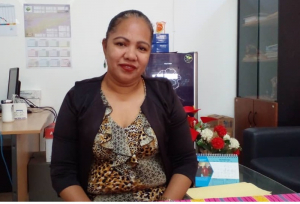 Diretora Programa Nasionál Dezenvolvimentu Suku (PNDS), Claudinha Soares Pinto.