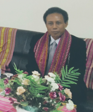 Ministru koordenador Assuntu Ekonomia Joaquim Amaral partisipa iha seremonia asina akordu entre IADE, SERVE no Klibur Fundasaun IOB iha Mandarin segunda (24/8)