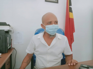 Koordenadór SERVE.ip Sukursál Baukau, Raul Sanches Lajes ko’alia hela ba jornalista sira iha kna’ar fatin, kuarta (17/11).