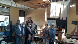 PR Lu Olo akompana husi Ministru Edukasaun Juventude Desportu, Dr. armindo Maia ho kometiva haree direta Kondisaun real eskola báziku  VIII iha iha suku Caibada, Baucau Vila, Kuarta (16/12).