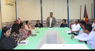 Sekretáriu Estadu Kooperativa (SEKOOP), Elizário Ferreira, ko&#039;alia hela ho formandu sira husi SEKOOP.