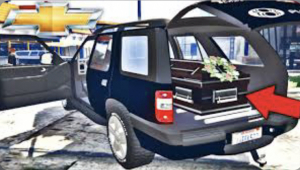 Ilustrasaun karreta Funerál ne’ebé Governu prepara atu tula mate isin ba rezidénsia matebian.
