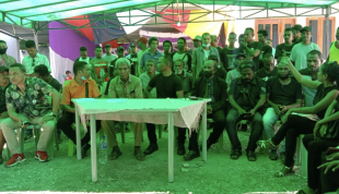 Família Matebian Lemorai,hala&#039;o hela Komunikandu Imprensa iha Fatuhada, segunda (18/10). 