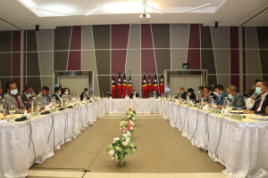 Reuniaun Konsellu Ministru ne&#039;ebe hala&#039;o iha MInisteriu Finansas.