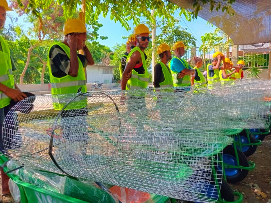 ADBN Apoiu Ekipamentu ba Komunidade Na’in-15 iha Bebonuk
