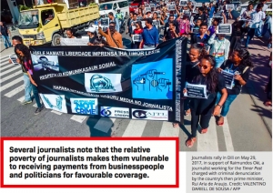 Timor - Leste is still a safe place for journalists in Southeast Asia