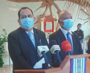 Terseiru Vise Prezidente Partidu Congresso Nasionál de Reconstrução de Timor (CNRT), Tomas Cabral, ko’alia hela ho jornalistas sira Palásiu Prezidensiál. 