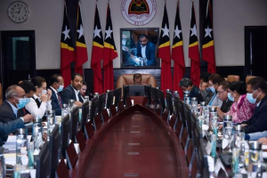 PM Taur Matan Ruak lidera hela reuniaun Konsellu Ministru iha Palásiu Governu.