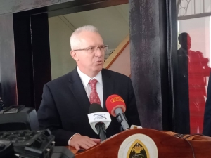 Diretór Gabinete Asuntu Marítima ba Sudeste Aziatiku, Mark D. Clark, Sesta (15/11/19) hasoru PM Taur Matan Ruak iha Palásiu Governu.  