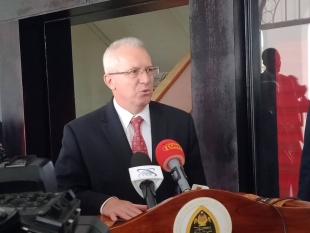 Diretór Gabinete Asuntu Marítima ba Sudeste Aziatiku, Mark D. Clark, Sesta (15/11/19) hasoru PM Taur Matan Ruak iha Palásiu Governu.  