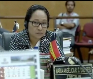Deputada bankada FRETILIN, Maria Angelica rangel