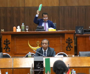 Ministru ba Asuntu Parlamentár no Komunikasaun Sosial (MAPKomS), Frsncisco Martins da Costa Pereira Jerónimo.