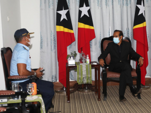 Adidu Seguransa Timor-Leste iha Jakarta, Julio da Costa Hornay, hasoru malu ho Primeiru MInistru, Taur Matan Ruak, iha Palasiu Governu, sesta (24/09).