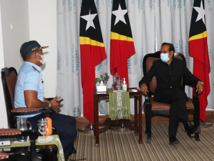 Adidu Seguransa Timor-Leste iha Jakarta, Julio da Costa Hornay, hasoru malu ho Primeiru MInistru, Taur Matan Ruak, iha Palasiu Governu, sesta (24/09).
