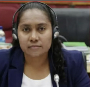 Deputada Bankada FRETILIN, Nélia Menezes.