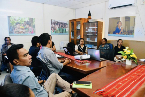 Prezidente INDDICA, Dinorah Granadei, partisipa hela formasaun ne’ebé organiza husi tékniku sira iha TIC TIMOR. 