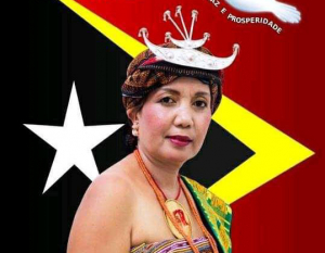 Kandidata Prezidente Repúblika (PR) Independente períodu 2022-2027 ho númeru sorteiu 03, Maria Ángela Freitas da Silva.