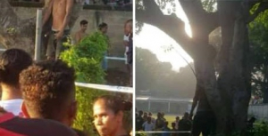 Matebian Valdo Sila husi Rejiaun Administrativa Espesial Oekussi Ambeno (RAOEA) ne&#039;ebé tara-an iha Merkadu Taibessi. 