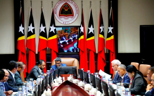 Reuniaun Konsellu Ministru sira iha Palasiu Governu.