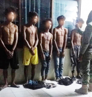 Joven hamutuk na&#039;in-11 ne&#039;ebé PNTL kaptura iha fronteira terrestre área Saburai, oras ne&#039;e halo hela identifikasaun iha komandu Munisípiu Maliana, sábadu (07/08).