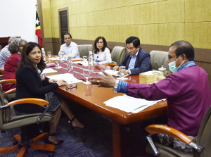 Doutor Sergio Lobo wainhira tama iha komisaun ne&#039;ebe estabelese husi Governu hodi serbisu ba prevensaun no kombate COVID 19 iha fulan Marsu 2020