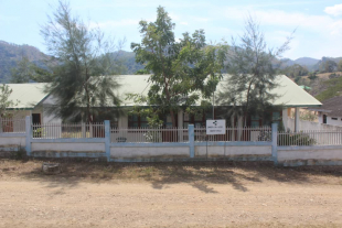 Postu saúde iha Aldeia Hatukonan, Suku Lakumesak, Postu Administrativu Laklo, Munisipiu Manatutu, domingu (18/07).