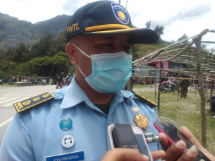 Komandante Polisía Nasionál  Timor-Leste (PNTL) munisípiu Manufahi, Superetendente Joni Viana das Regras.