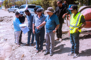 Ministru Obras Públika (MOP), Samuel Marçal, observa hela projetu reabilitasaun moru protesaun sira.
