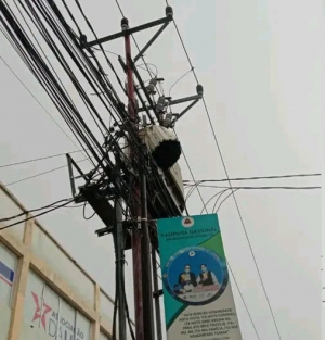 Trafo Eletrisidade ne&#039;ebé railakan fera iha área Fatuhada, tersa (29/03).