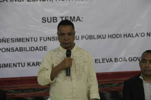 Sekretária Estadu Koopertaiva (SEKoop), Elizário Ferreira.