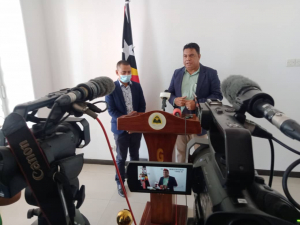 SEPS Joaquin Gusmao Ko&#039;alia hela ba Jornalista sira iha Palasiu Governu, Sexta (25/9)