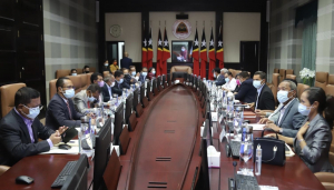 Reuniaun Konsellu Ministru sira iha Palásiu Governu.