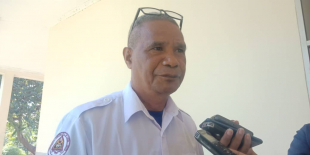Diretór Servisu Saúde Munísipiu Baukau, Domingos Reinaldo da Costa Guterres, ko&#039;alia hela ba mídia iha Reamare, segunda (13/06).