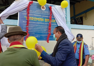 Ministru Francisco Martins Jerónimo, lansa Programa Naroman ba Suku, iha suku Mulo, Postu Administrativu Hatu-Builiku, Munisípiu Ainaro, tersa (07/09).