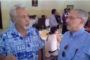 Prezidente Repúblika (PR), José Ramos Horta, dada lia hela ho Prezidente Partidu CNRT, Kay Rala Xanana Gusmão.