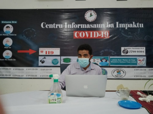 Diretor Ezekutivu Forum Organizasaun Noun Govermental Timor-Leste (FONGTIL), Daniel Santos do Carmo.