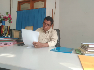 Diretór Konservatóriu Servisu Notáriadu Baucau, Marcelino Gama ko’alia hela ba media sira iha kna&#039;ar fatin, kuarta (20/10).