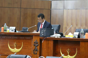 Prezidente Parlamentu Nasional (PN), Aniceto Longuinhos Guterres Lopes.
