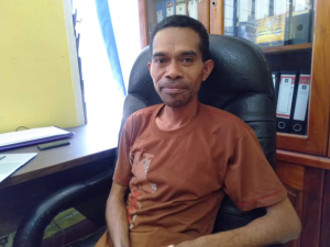Kooredenadór ba Unidade Observasaun Parlamentu Nasionál José Pereira ko&#039;alia hela ho jornalista www.tempotimor.com, ohin (01/09)