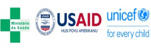 Emblema MInisteriu Saude, USAID no UNICEF.
