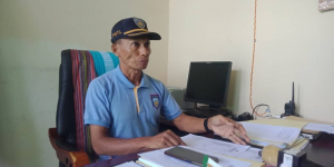 Komandante Komandu PNTL Baukau, Superintendente António De Sá, ko&#039;alia hela ba mídia iha kna&#039;ar fatin, sesta (08/04).
