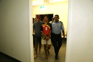 PNTL lori hela suspeitu OdCX, ne’ebé deskonfia sona Damazo Guterres iha área Bidau besik Ponte BJ Habibie ba Komandu Jerál PNTL.