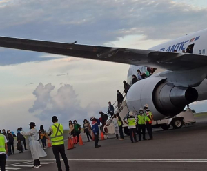 Aviaun EuroAtlantic ne&#039;ebé to&#039;o iha iha tuku 06:20 dadeersa ne&#039;e, hatuun hela pasajeiru hamutuk na&#039;in 197 iha  Aeroportu Internasional Nicolau Lobato, Komoro Dili, segunda (15/03)