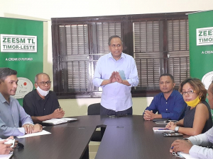 Eis PA RAEOA, Dr. Jose Luis Guterres Lugu ko&#039;alia hela ba ninia asesor sira iha gabinete ZEESM