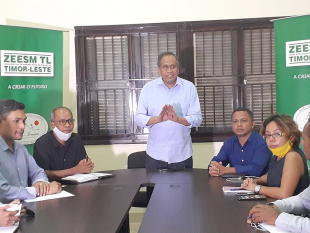 Eis PA RAEOA, Dr. Jose Luis Guterres Lugu ko&#039;alia hela ba ninia asesor sira iha gabinete ZEESM